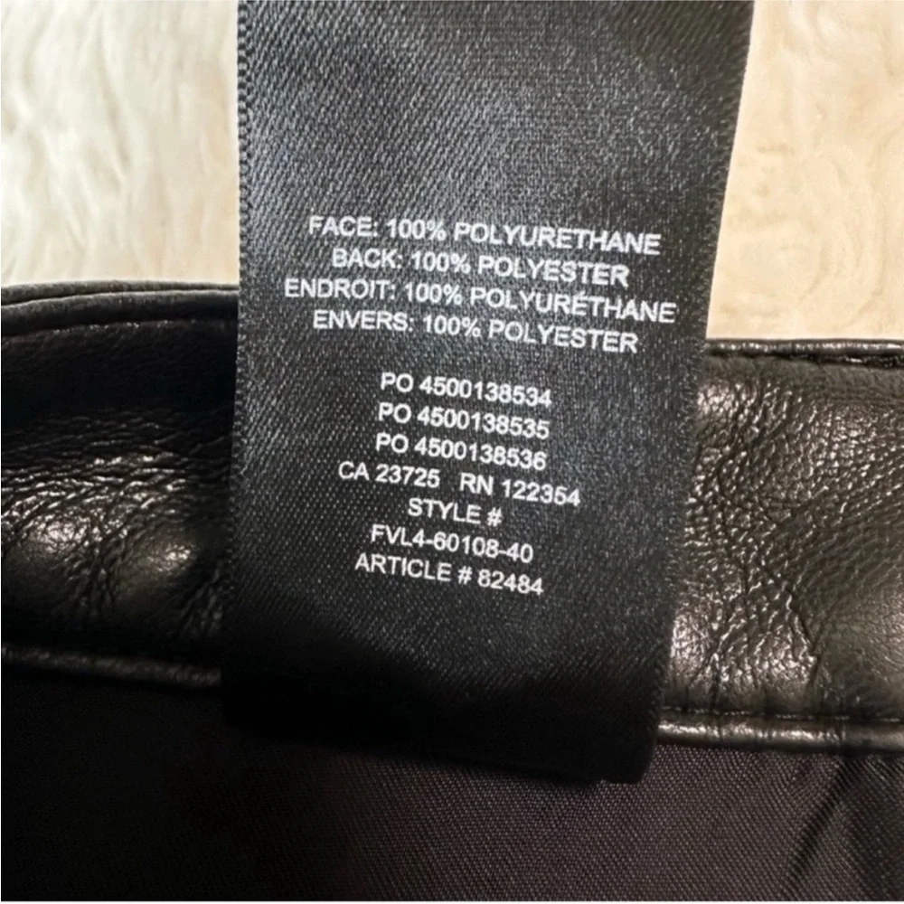 Wilfred | 00| Black Melina Vegan Leather pants High-waist, straight legs - Picture 8 of 11